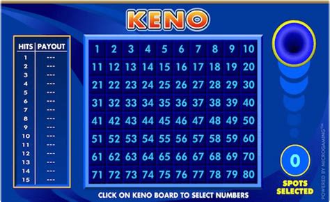 How to Play Keno .